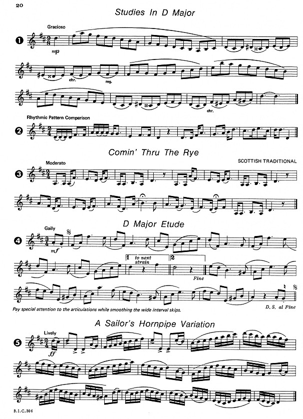 Student Instrumental Course Clarinet Student Level I