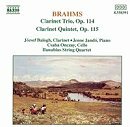 Brahms Clarinet Trio and Quintet. J&oacute;zsef Balogh