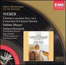 Weber Clarinet Concertos, Concertino & Quintet - Sabine Meyer