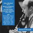 Harold Wright Live Recital No. 3